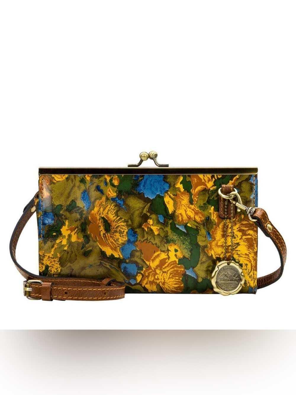 Patricia Nash Vintage Collection Frame Clutch Wildflower Print